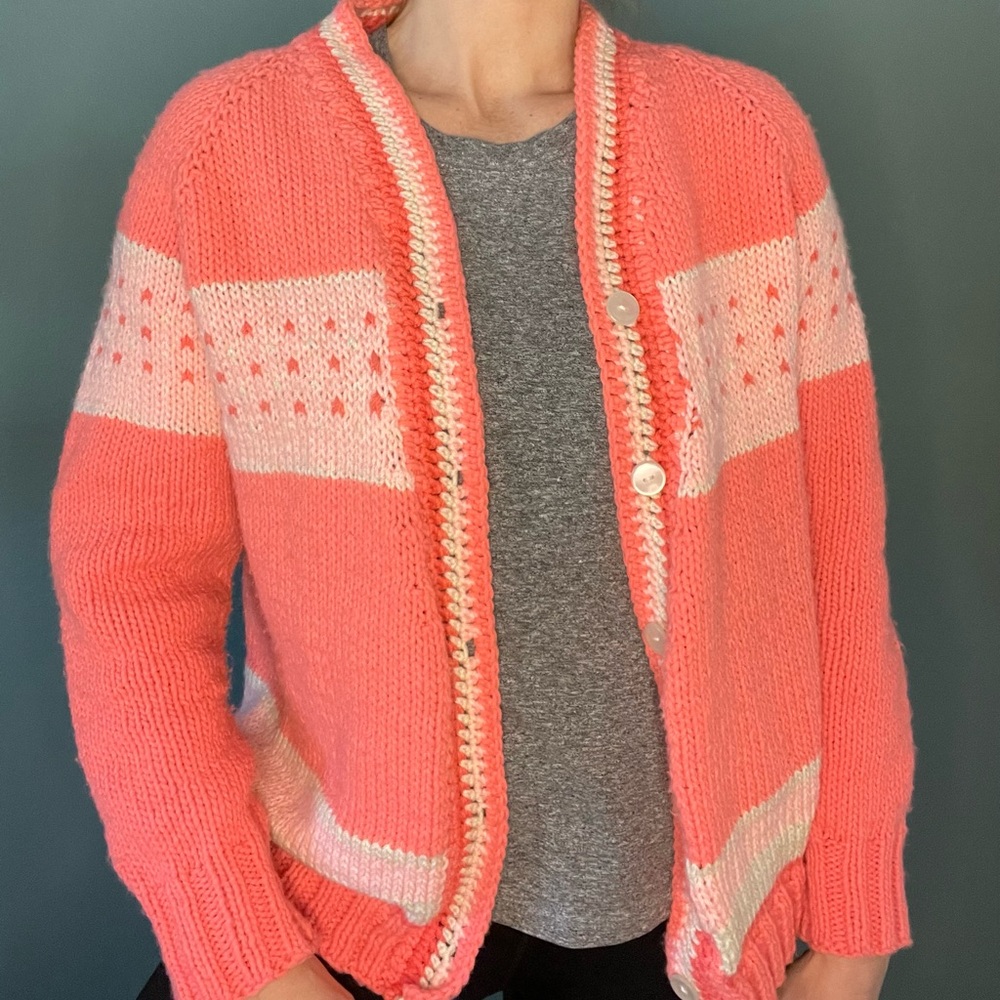 Vintage Handmade Cardigan Sweater